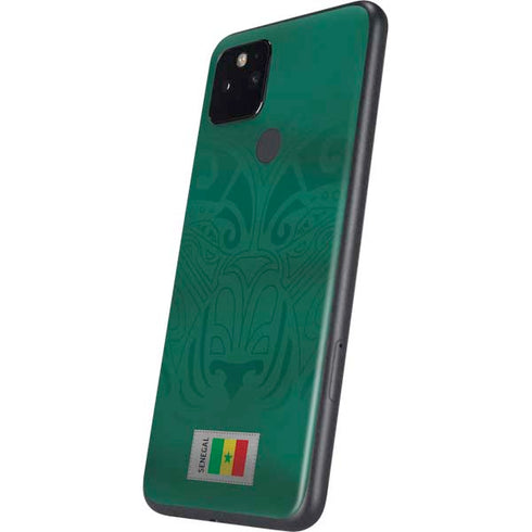 Senegal Soccer Flag Google Pixel 5 Skin